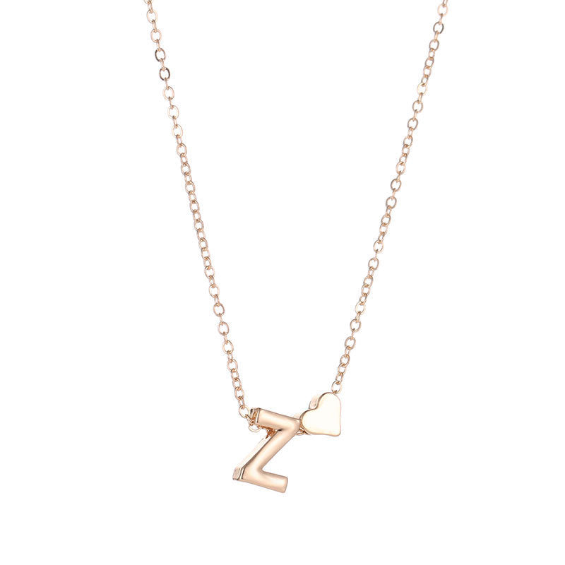 English Alphabet Necklace