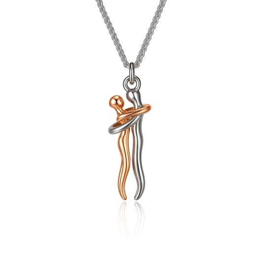Hug Necklace (Rose Gold/ Sliver)