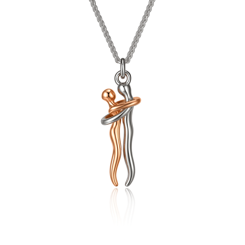 Hug Necklace (Rose Gold/ Sliver)